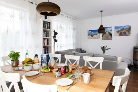 Wohnzimmer Ferienhaus Leselust