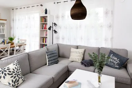 Wohnzimmer Ferienhaus Leselust