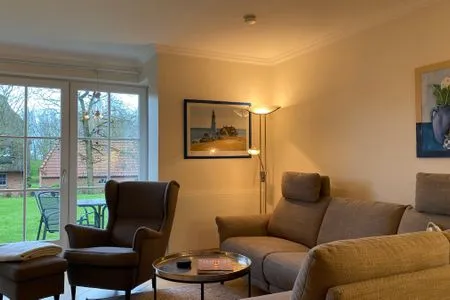 Wohnzimmer Hus op de Wurth Ferienwohnung 4