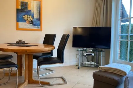 Wohnzimmer Hus op de Wurth Ferienwohnung 4