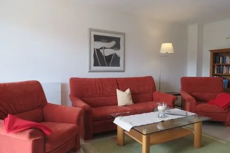 Wohnzimmer Hus op de Wurth Ferienwohnung 9