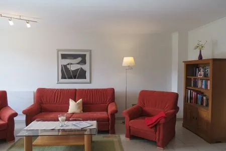 Wohnzimmer Hus op de Wurth Ferienwohnung 9