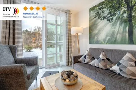 Wohnzimmer Residenz am Balmer See, Whg. 40