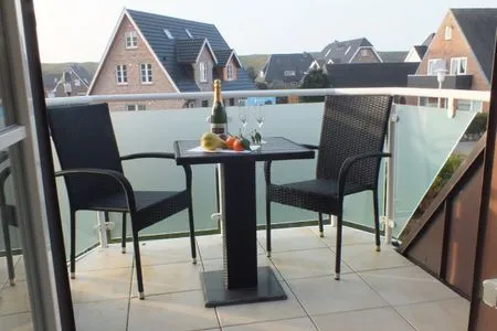 Balkon Norderstr. 55c, Whg. 11, DG, Sundowner