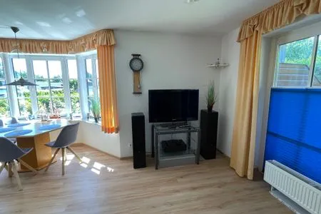 Wohnzimmer Ferienwohnung Deichkrone