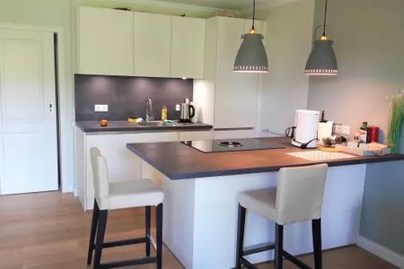 Küche / Küchenzeile Hus op de Wurth Ferienwohnung Deichblick