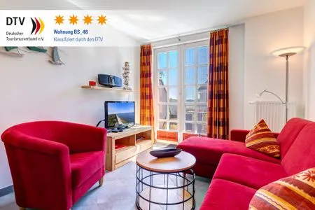 Wohnzimmer Residenz am Balmer See, Whg. 48