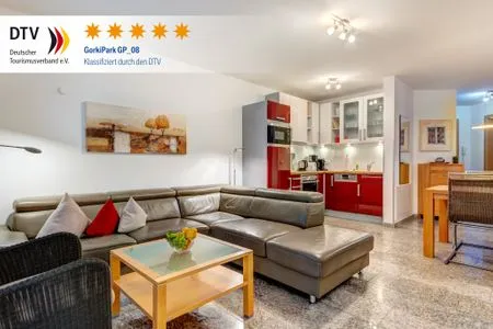 Wohnzimmer Ostseeresidenz Gorki Park, Whg. 08