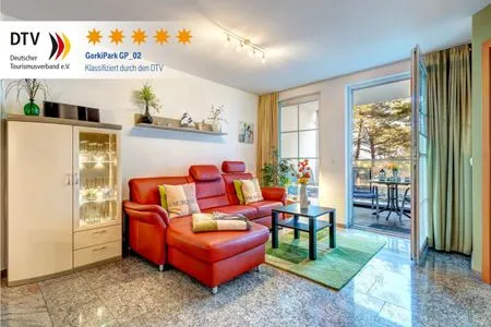 Wohnzimmer Ostseeresidenz Gorki Park, Whg. 02