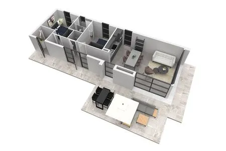 Enkhuizer Strand Chalet Strandmuschel Erste Reihe mit Zaun Haus Nr. 215 Enkhuizen / IJsselmeer - 