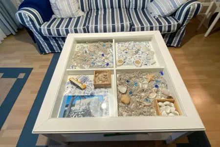 Wohnzimmer Seeschlößchen Ferienwohnung 6