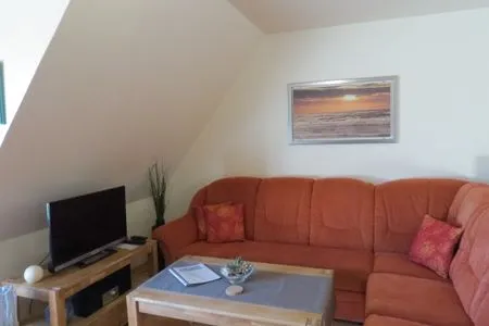 Wohnzimmer Seeschlößchen Ferienwohnung 7