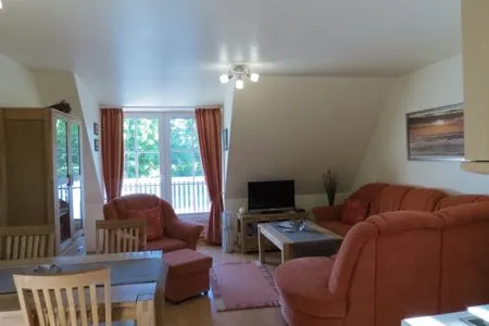 Wohnzimmer Seeschlößchen Ferienwohnung 7