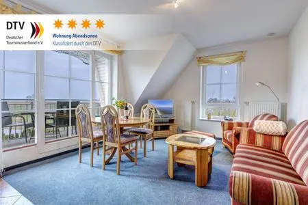 Wohnzimmer Haus Ostseeglück, Whg. Abendsonne