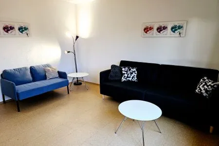 Wohnzimmer Ferienwohnung "Ampermoos"