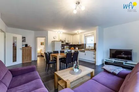 Wohnzimmer Haus Inseltraum Borkum Ferienwohnung Wave
