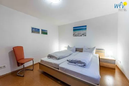 Schlafzimmer Huus an de Tune Ferienwohnung Weepke