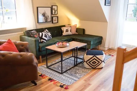 Wohnzimmer Haus Süderpiep Whg. Möwe