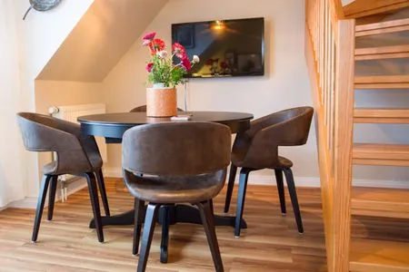 Wohnzimmer Haus Süderpiep Whg. Möwe