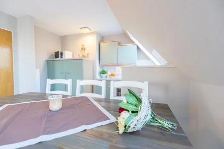 Wohnzimmer Hus Waterkant 4 Brügge 1. OG re.