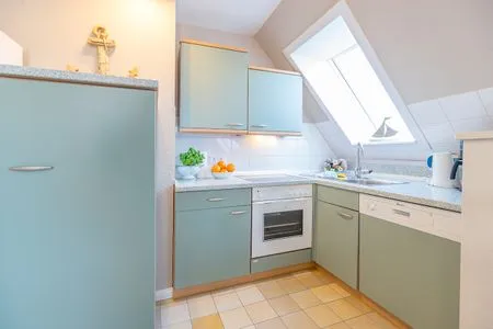 Küche / Küchenzeile Haus Nordseekind "Meeresrauschen"