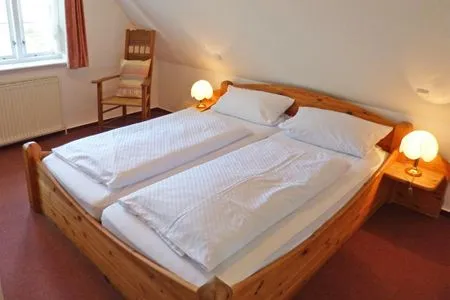 Schlafzimmer in der Ferienwohnung Sillo´s Hüs 3 in Nebel auf Amrum *Sillo´s Hüs 3*