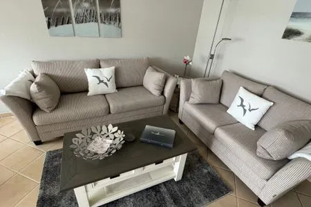 Wohnzimmer Ferienwohnung im Haus Strandstr.22 Strandläufer- App. 51