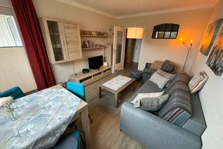 Wohnzimmer Ferienwohnung im Haus Nordland App 36