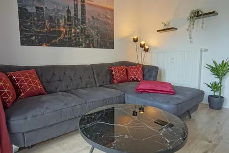 Wohnzimmer Hogulu - 2 RAUM-App. 26 mit Balkon