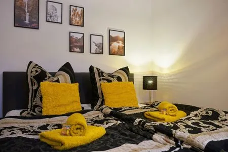 Schlafzimmer Hogulu - Haus 4, Appartement 1