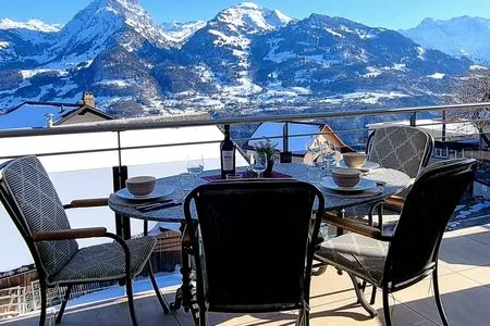 Balcony Apartment Panoramablick