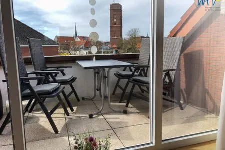 Balkon Ferienhaus Upholmstr. Ferienwohnung Düne 116