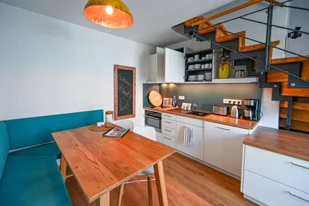 Küche / Küchenzeile Entdeckerferien - Apartment Bergblick 7/1 OG mit Balkon