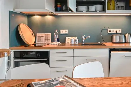 Küche / Küchenzeile Apartment Bergblick 7/6 OG mit Balkon