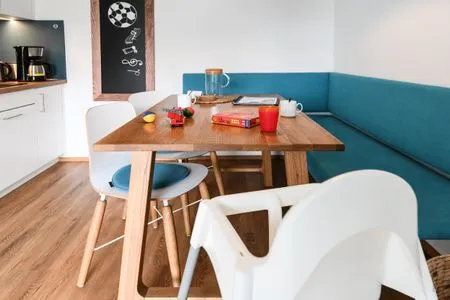 Küche / Küchenzeile Apartment Gartenblick 7/8 EG mit überdachter Terrasse