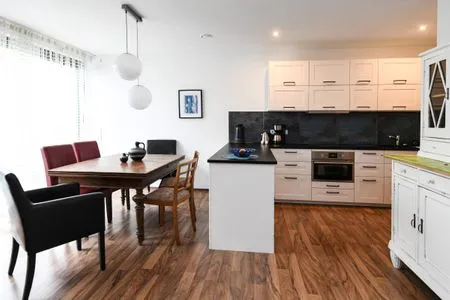 Küche / Küchenzeile Apartment PIANOFORTE 7d mit 2 Terrassen und Maxiküche