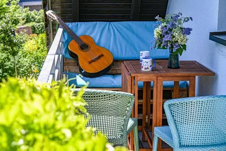 Balkon Apartment 7b - überdachter Balkon