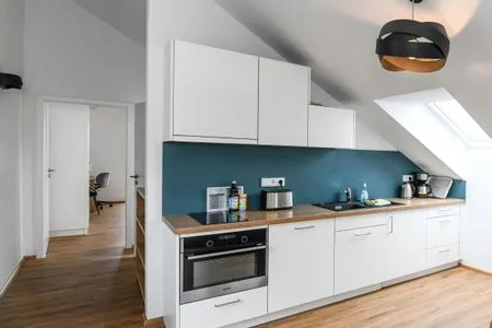 Küche / Küchenzeile EntdeckerFERIEN Apartment Bergblick mit großem Balkon 7/7 DG