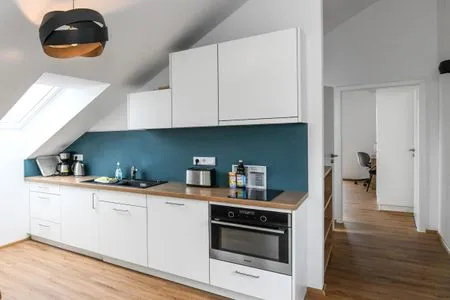 Küche / Küchenzeile Apartment 7/8 DG mit Bergblick