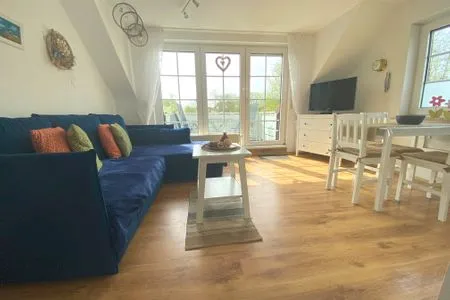 Wohnzimmer Ferienwohnung Jolle