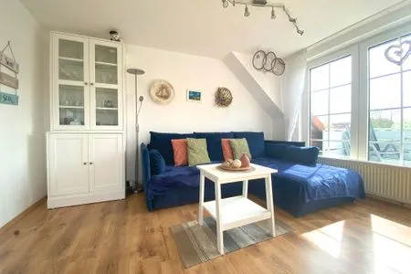 Wohnzimmer Ferienwohnung Jolle