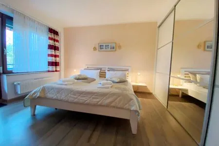 Schlafzimmer Haus am Kurpark Wohnung 14