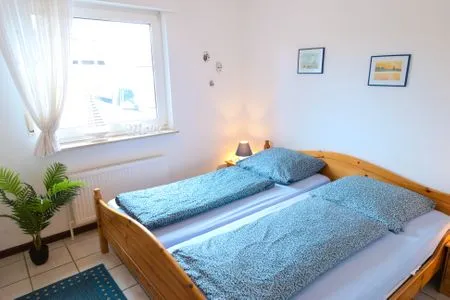 Schlafzimmer Ferienwohnung Gobst