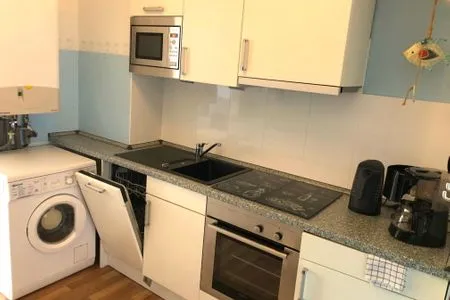 Küche / Küchenzeile Ferienwohnung Schlordt