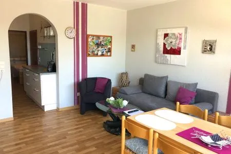 Wohnzimmer Ferienwohnung Schlordt
