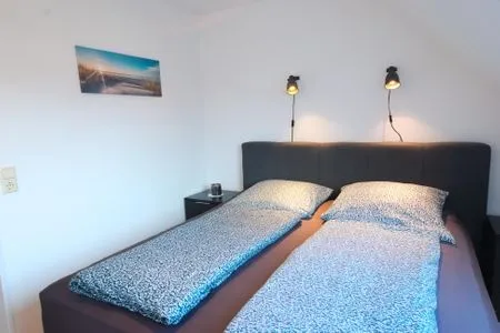 1.Schlafzimmer Ferienwohnung de Meev