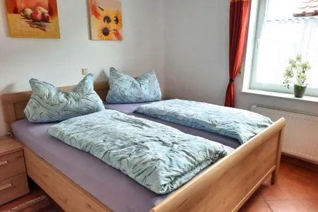 Schlafzimmer Ferienwohnung Fledderweg 23a