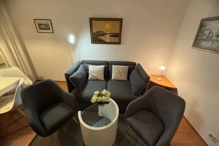 Wohnzimmer Ferienwohnung im Haus Nordland App85