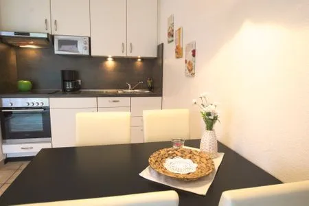 Küche / Küchenzeile Ferienwohnung Lohr am Deich