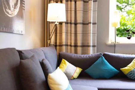 Wohnzimmer (PAR1c) Ferienwohnung "Weßling"